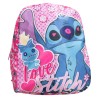 Zaino asilo Stitch love una cerniera