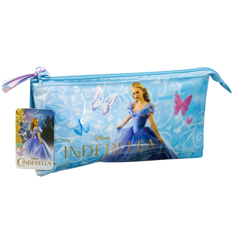 Bustina astuccio 3 cerniere Cenerentola Disney