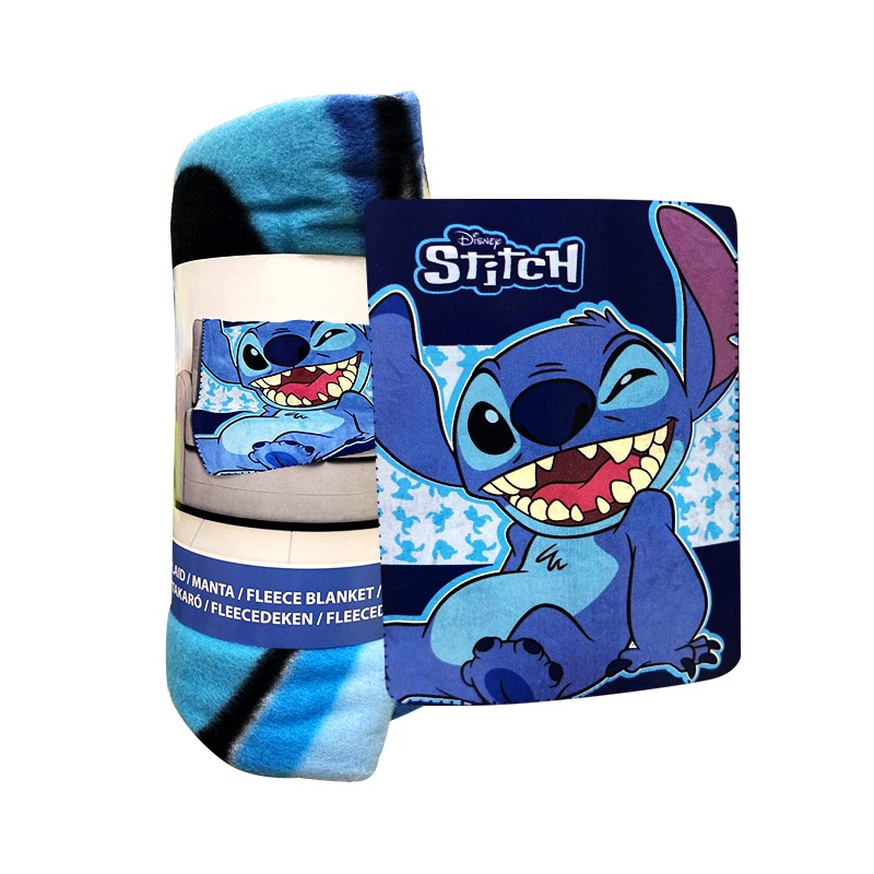 Coperta Plaid 100x150 Stitch Disney