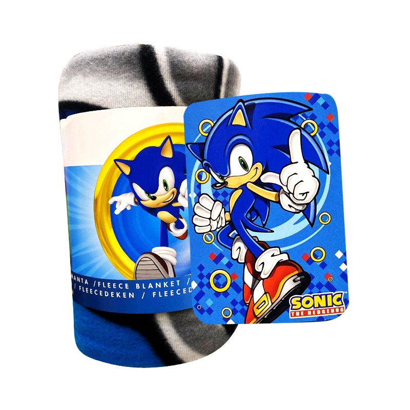 Coperta Plaid 100x150 Sonic the Hedgehog