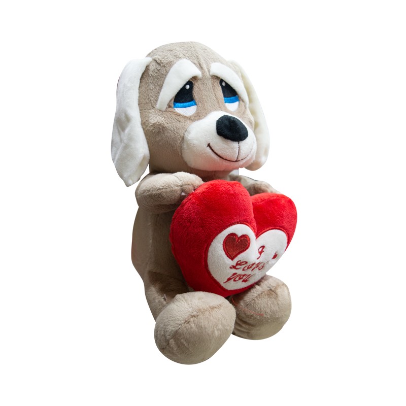 PELUCHE CANE CON CUORE 8056209093147