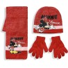 Set invernale cappello guanti sciarpa Minnie Mouse