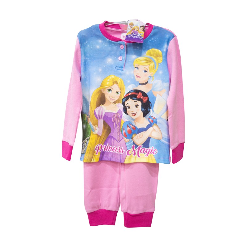 Pigiama caldo cotone Principesse Disney 3 anni