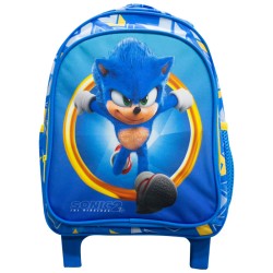 Zaino asilo trolley Sonic 2 The hedgehog